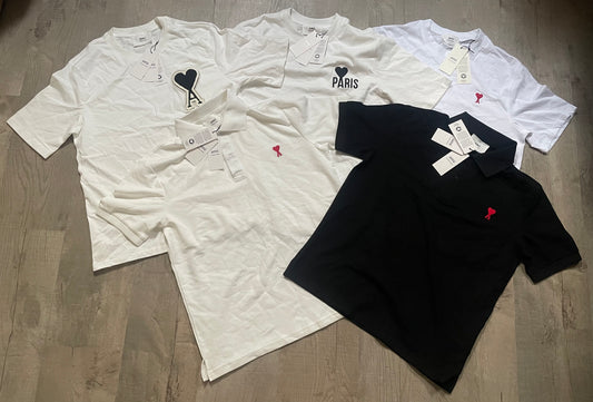 30x AMI PARIS T-SHIRTS/POLO'S MIXBOX